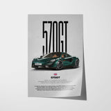 570GT Car Poster
