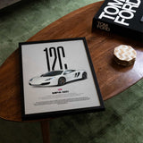 MP4-12C Car Poster