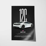 MP4-12C Car Poster