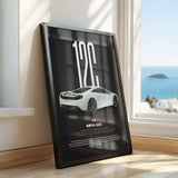 MP4-12C Car Poster