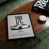MP4-12C Car Poster
