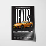 Lexus LFA Nürburgring Package Poster