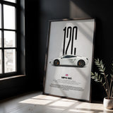 MP4-12C Car Poster