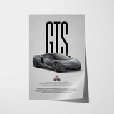 GTS Car Poster