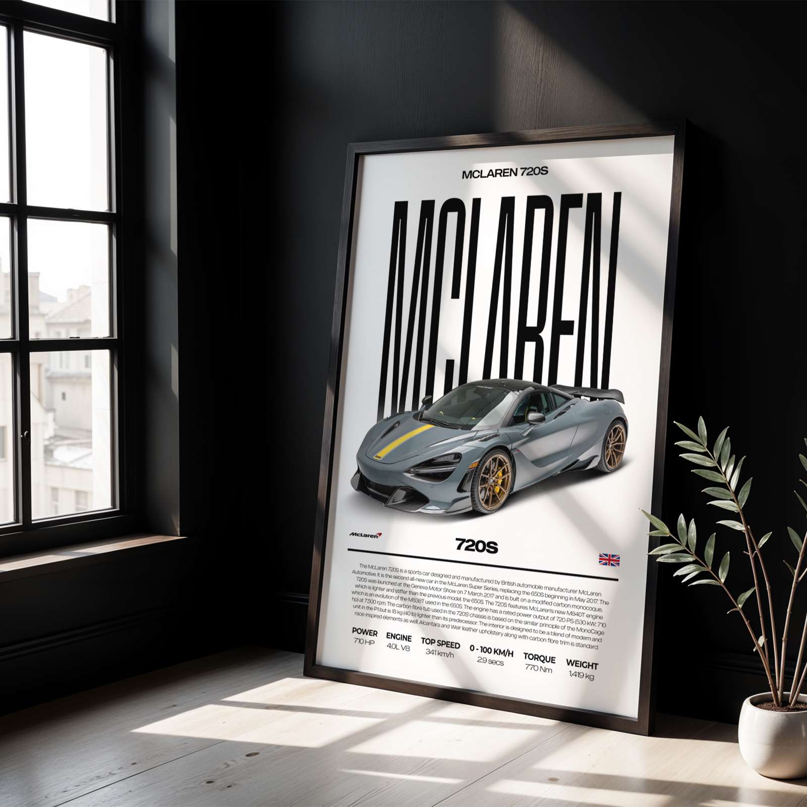 McLaren 720S Poster