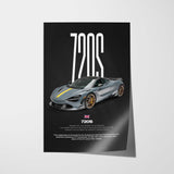 720S Car Poster