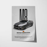 M8 Competition Car Poster