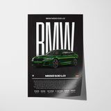 BMW M550i G30 LCI Poster