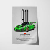 911 GT2 RS (991) Car Poster