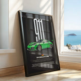 911 GT2 RS (991) Car Poster
