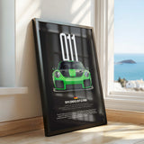 911 GT2 RS (991) Car Poster