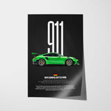 911 GT2 RS (991) Car Poster