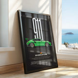 911 GT2 RS (991) Car Poster