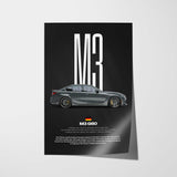 M3 G80 Car Poster