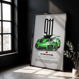 911 GT2 RS (991) Car Poster