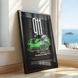 911 GT2 RS (991) Car Poster