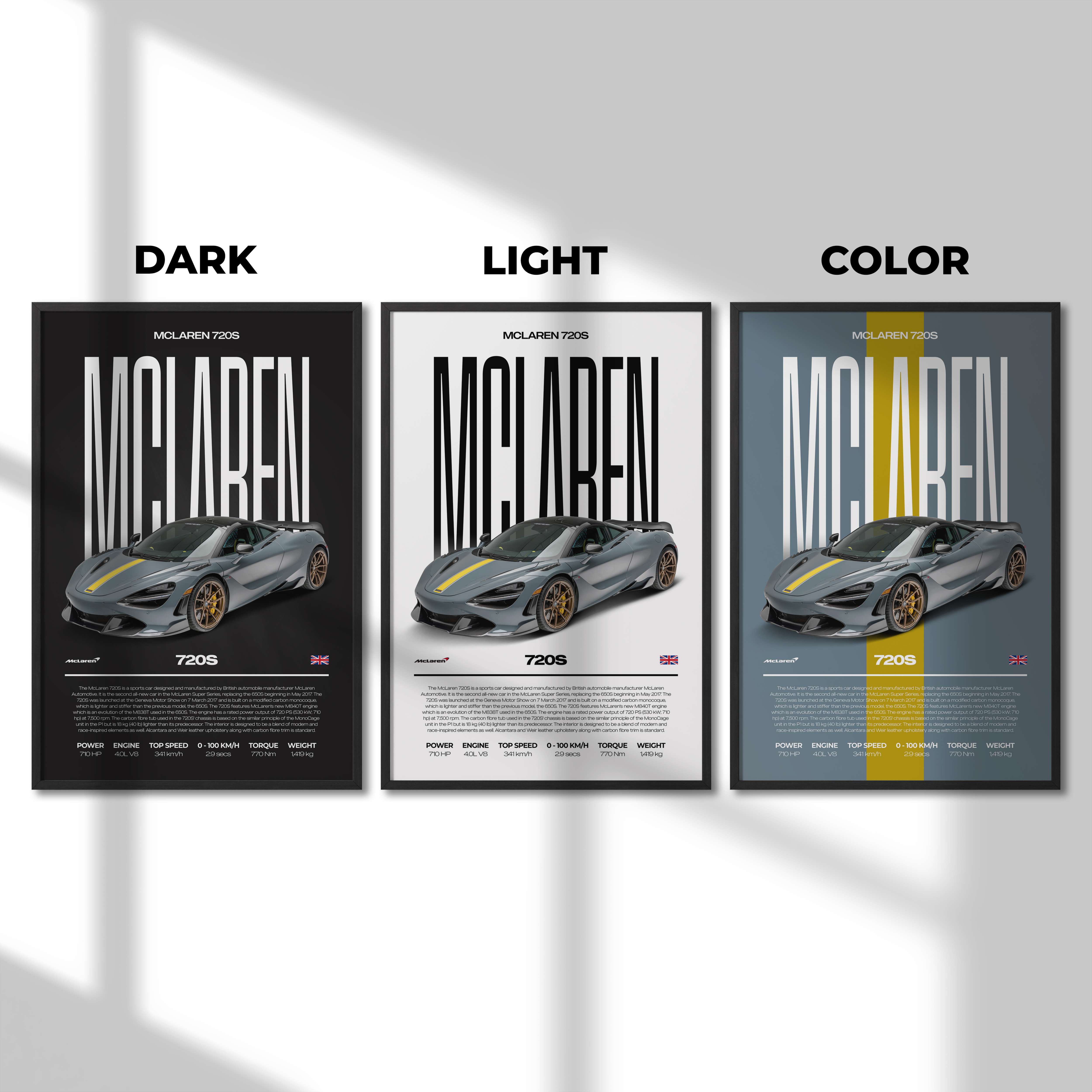 McLaren 720S Poster