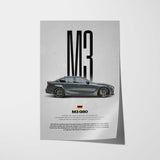 M3 G80 Car Poster