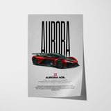 Aurora Agil Car Poster