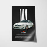 M4 GTS Car Poster
