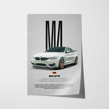 M4 GTS Car Poster