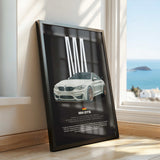 M4 GTS Car Poster