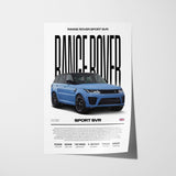 Range Rover Sport SVR Poster