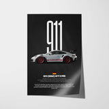 911 GT3 RS (992) Car Poster