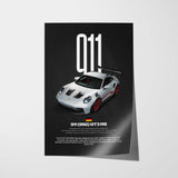 911 GT3 RS (992) Car Poster