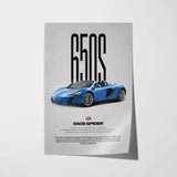 650S Spider Car Poster
