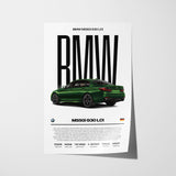 BMW M550i G30 LCI Poster