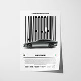 Lamborghini Estoque Poster