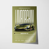 Lamborghini Sián Poster