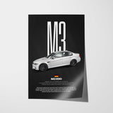 M3 E90 Car Poster