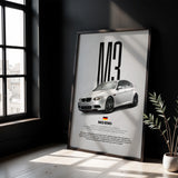 M3 E90 Car Poster