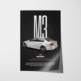 M3 E90 Car Poster