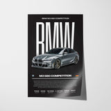 BMW M3 G80 Competition Poster