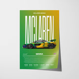 McLaren Senna Poster