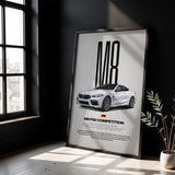 M8 Competition Car Poster
