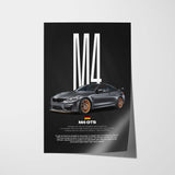 M4 GTS Car Poster