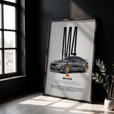 M4 GTS Car Poster