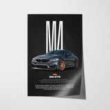 M4 GTS Car Poster