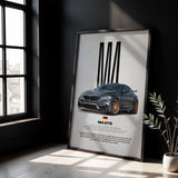 M4 GTS Car Poster