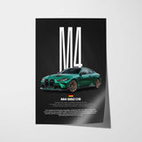 M4 CS (G82) Car Poster