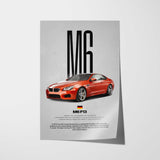 M6 (F13) Car Poster