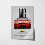 M6 (F13) Car Poster