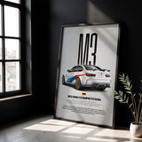 M3 G80 Competition Car Poster