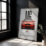 M6 (F13) Car Poster