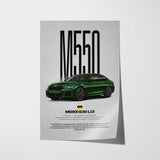 M550i G30 LCI Car Poster