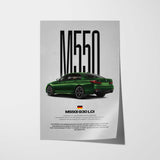 M550i G30 LCI Car Poster